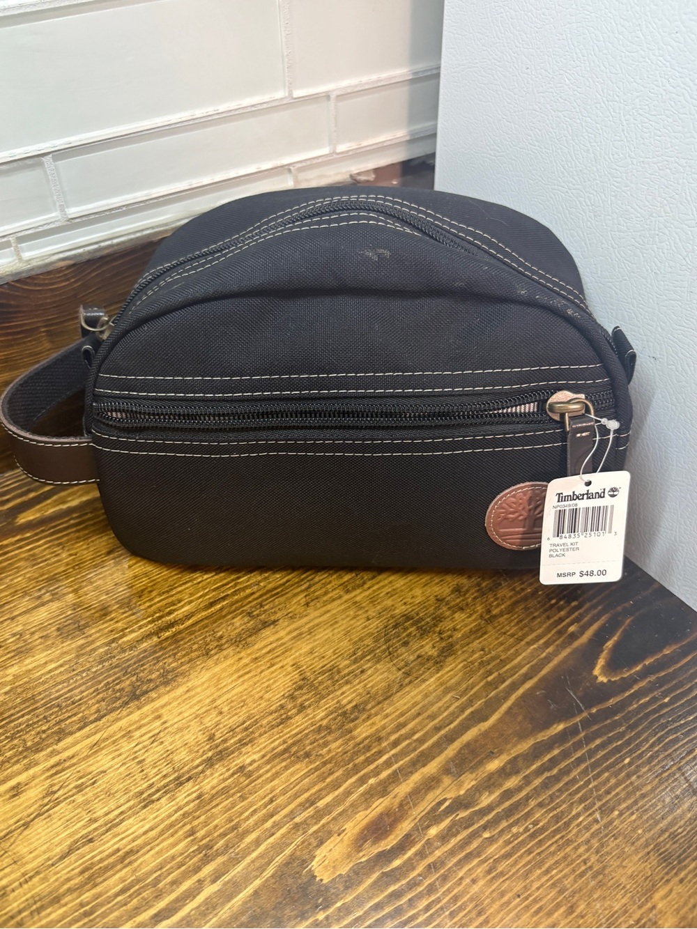 Timberland Black Travel Toiletry Bag
